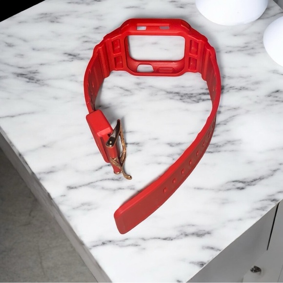 Red TPU Band + Case Compatible w/apple watch 38mm/40mm - Picture 2 of 2